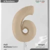 Foliopallo numero 6 beige 102cm