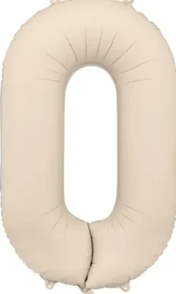 Foliopallo numero 0 86 cm vaalea beige
