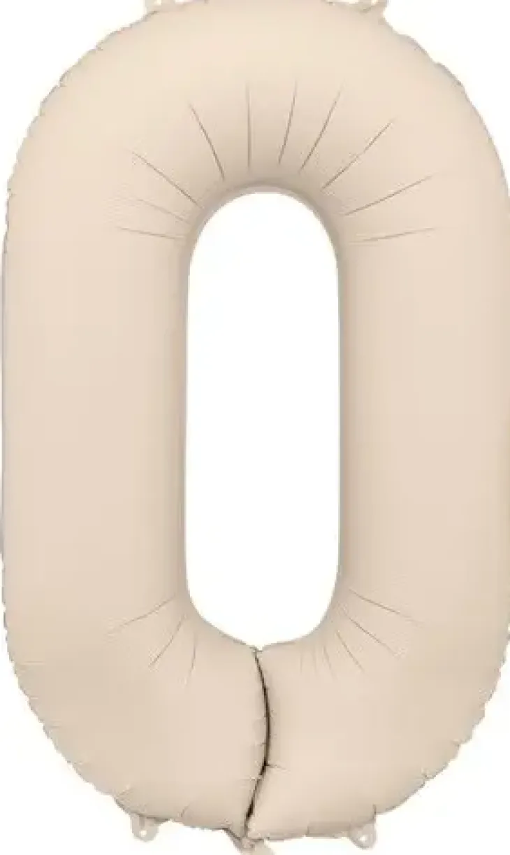 Foliopallo numero 0 86 cm vaalea beige