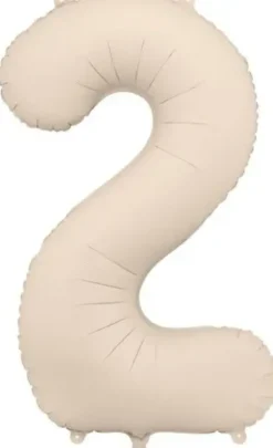 Foliopallo numero 2 86 cm vaalea beige