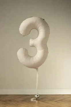 Foliopallo numero 3 86 cm vaalea beige