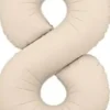 Foliopallo numero 8 86 cm vaalea beige