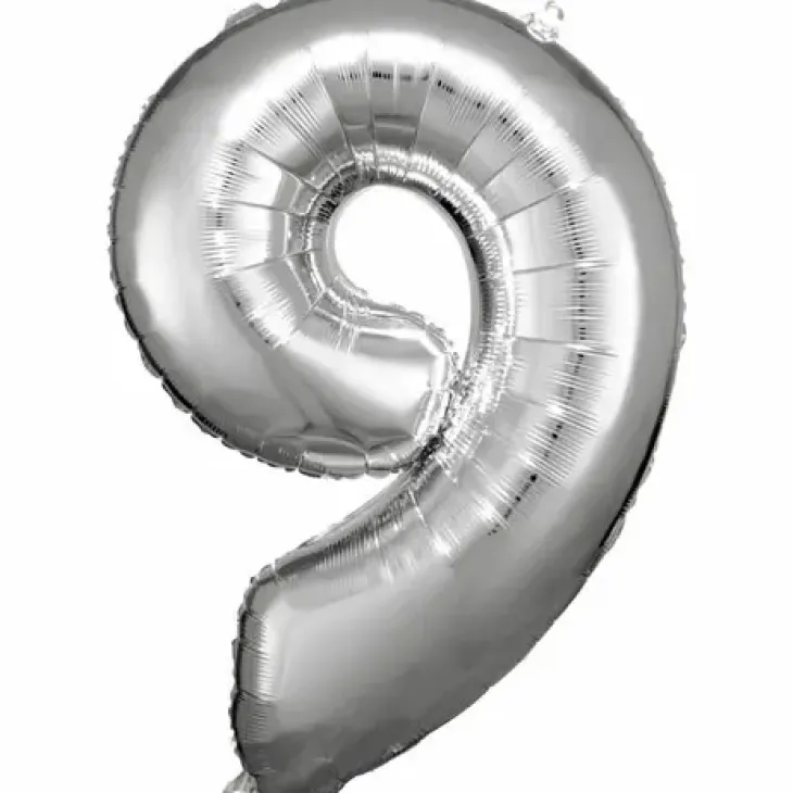 Foliopallo numero 9 hopea 83cm