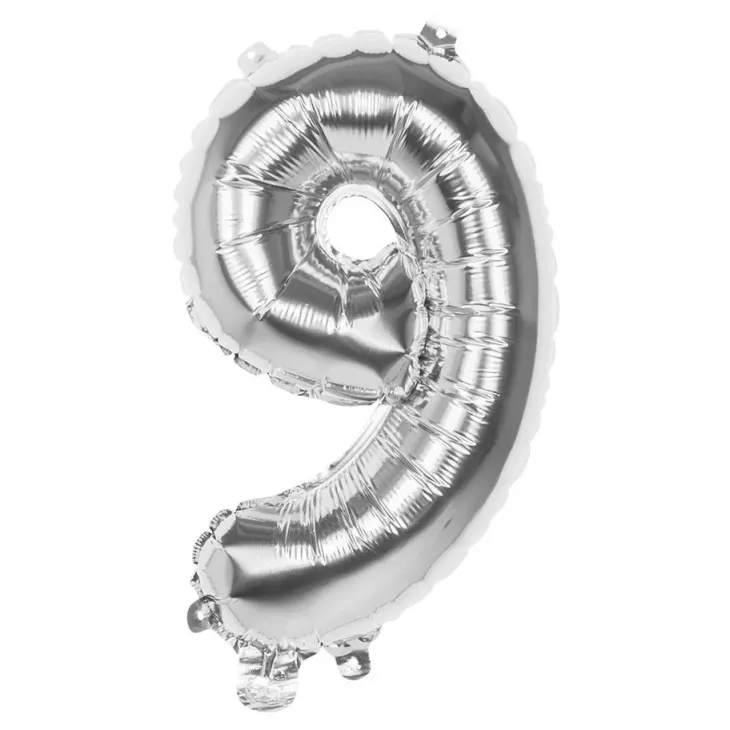 Foliopallo numero 9 hopea 36cm