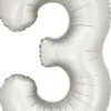 Foliopallo numero 3 hopeinen 86cm