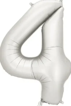 Foliopallo numero 4 hopeinen 86cm