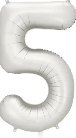 Foliopallo numero 5 hopeinen 86cm