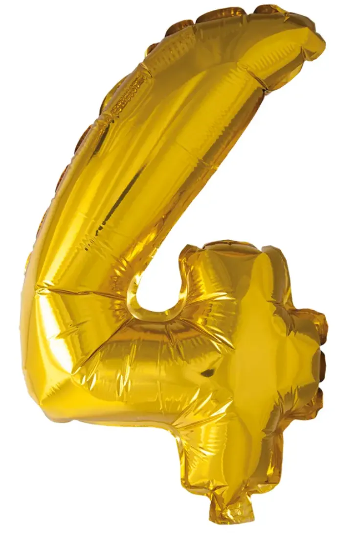 Foliopallo numero 4 kulta 41cm