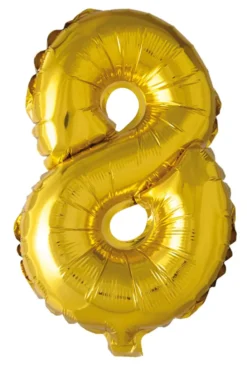 Foliopallo numero 8 kulta 41cm