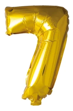 Foliopallo numero 7 kulta 41cm