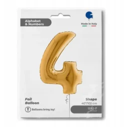 Foliopallo numero 4 kulta 102cm