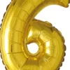Foliopallo numero 6 kulta 41 cm