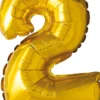 Foliopallo numero 2 kulta 41 cm