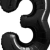 Foliopallo numero 3 musta 86cm
