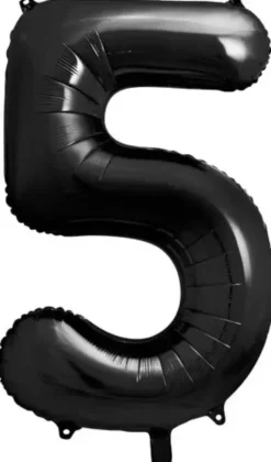 Foliopallo numero 5 musta 86cm