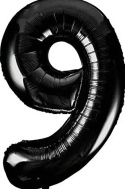Foliopallo numero 9 musta 86cm