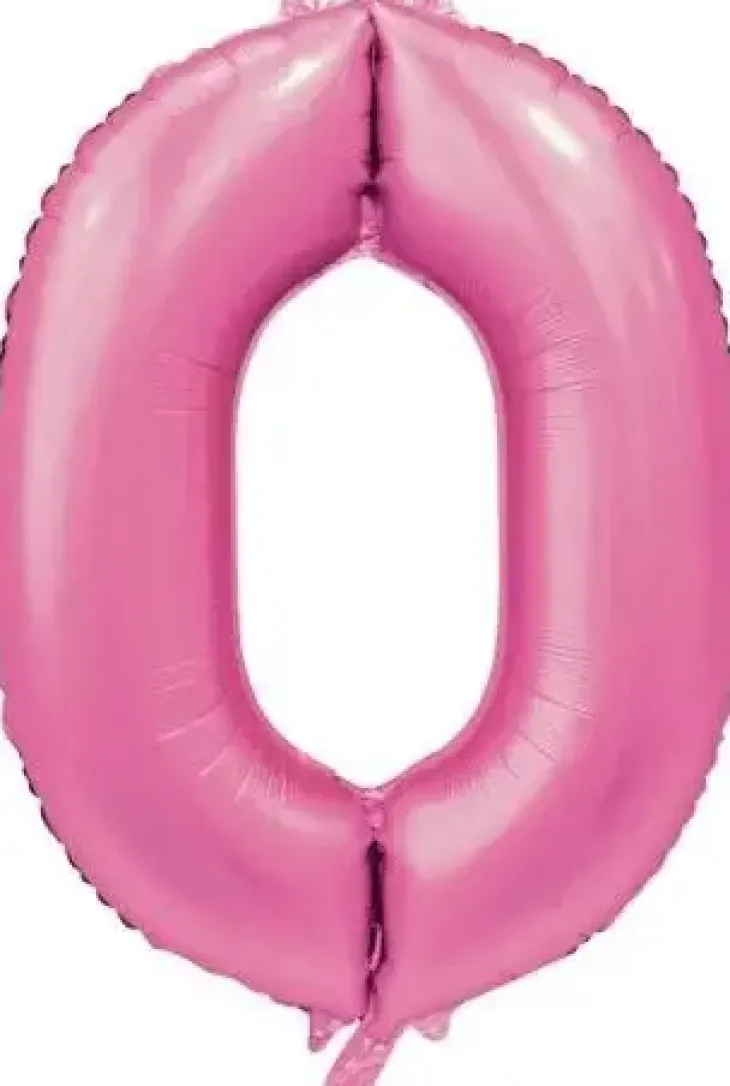 Foliopallo numero 0 pinkki 86cm