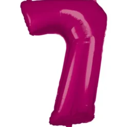 Foliopallo numero 7 pinkki 86cm