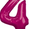 Foliopallo numero 4 pinkki 86cm