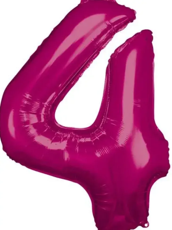 Foliopallo numero 4 pinkki 86cm