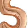 Foliopallo numero 5 ruusukulta 86 cm