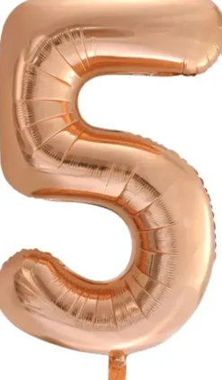 Foliopallo numero 5 ruusukulta 86 cm