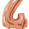 Foliopallo numero 4 ruusukulta 66cm