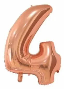 Foliopallo numero 4 ruusukulta 66cm