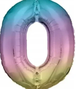 Foliopallo numero 0 sateenkaari 86cm