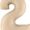Foliopallo numero 2, satin white 102cm