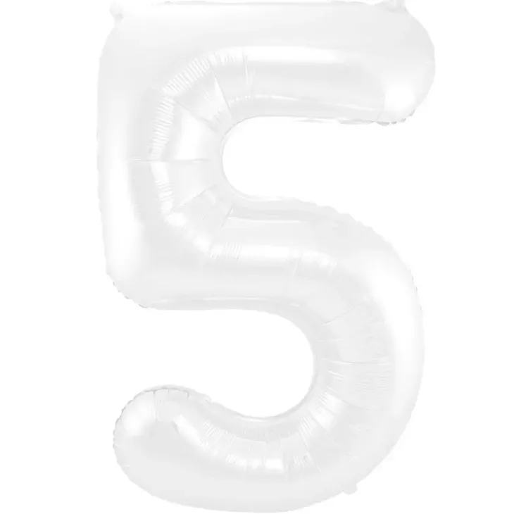 Foliopallo numero 5 valkea 86cm