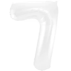 Foliopallo numero 7 valkea 86cm