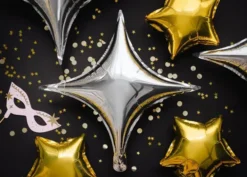 Foliopallo 4-point star 45 cm kulta
