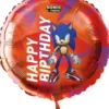Foliopallo sonic happy birthday 45cm