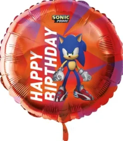 Foliopallo sonic happy birthday 45cm
