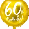 Foliopallo 60th birthday 45cm