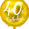 Foliopallo 40th birthday 45cm