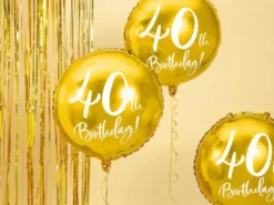 Foliopallo 40th birthday 45cm