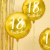 Foliopallo 18th birthday kulta 45cm