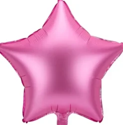 Foliopallo tähti 48cm pinkki