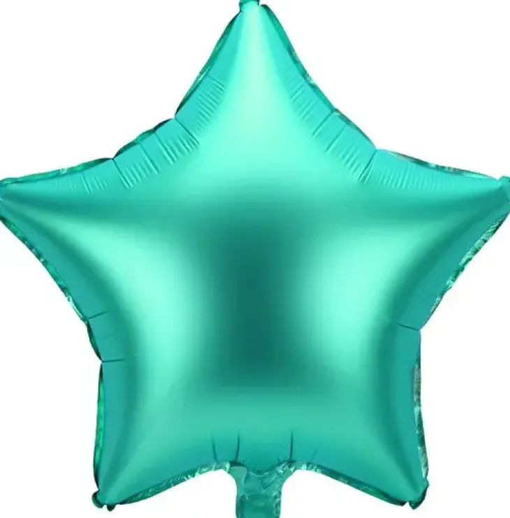 Foliopallo tähti 48cm vihreä