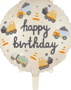 Foliopallo työkone happy b-day 45cm