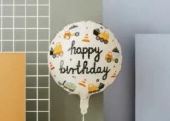 Foliopallo työkone happy b-day 45cm