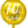 Foliopallu 70th birthday kulta 45cm