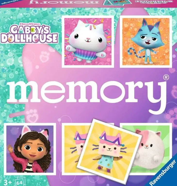 Gabby's dollhouse muistipeli