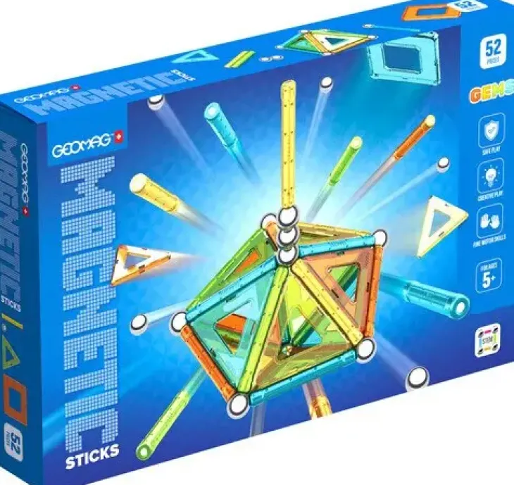 Geomag magnetic sticks gems 52