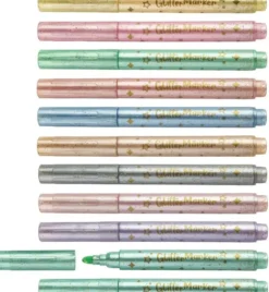 Glitter huopakynä jumbo 10 väriä