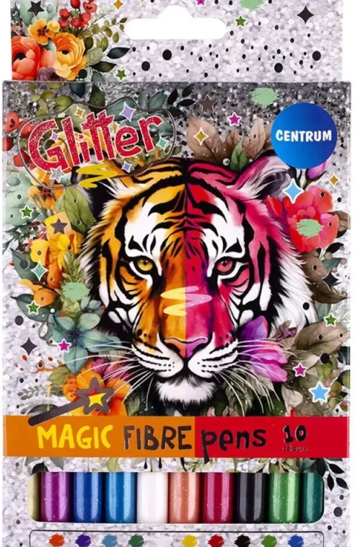 Glitter huopakynä magic 10 väriä