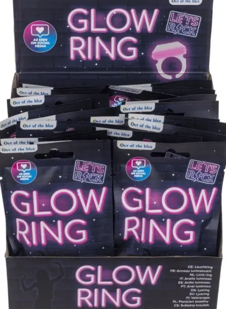 Glow ring valotikku sormus