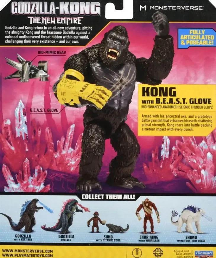 Godzilla x kong kong beast glove 15 cm